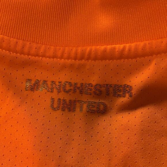 Manchester United Training Jersey Orange 2020 2021 - Picture 7 of 12